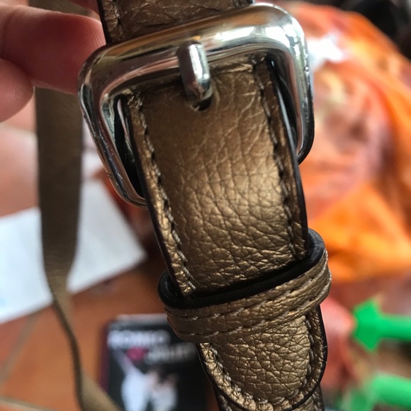 Tignanello Gold Leather Purse - Picture 9 of 9